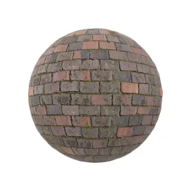 Brick pavement